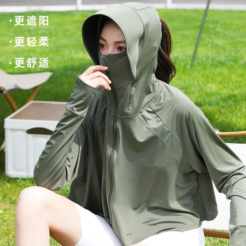 【新疆包邮】【新疆包邮】2024年夏季防晒衣女夏季新款黑胶帽檐原纱防