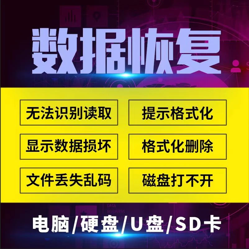 数据恢复软件误分区误格式化不支持退货退款虚拟产品可以远程指导