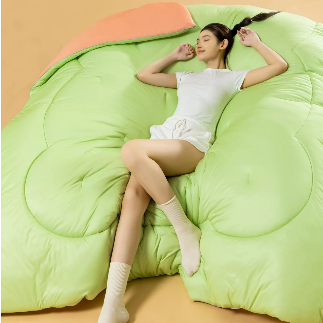 玛卡龙饼干被针织被芯