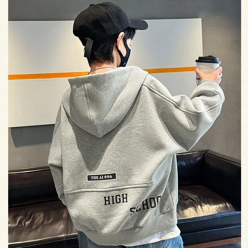 么么新款男童卫衣外套春秋款2024新款童装装网红炸街儿童衣服中大