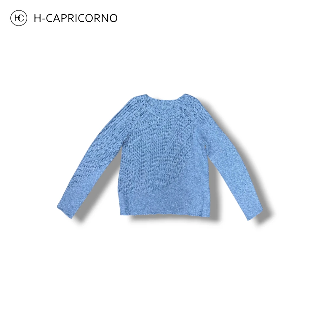 H-CAPRICORNO慵懒治愈系镂空弧型线条明星款上衣针织衫毛衫毛衣
