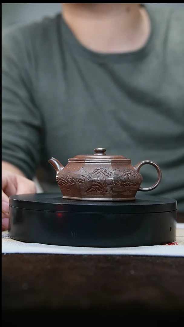 【闪购商品】紫砂茶壶95  八方来财壶