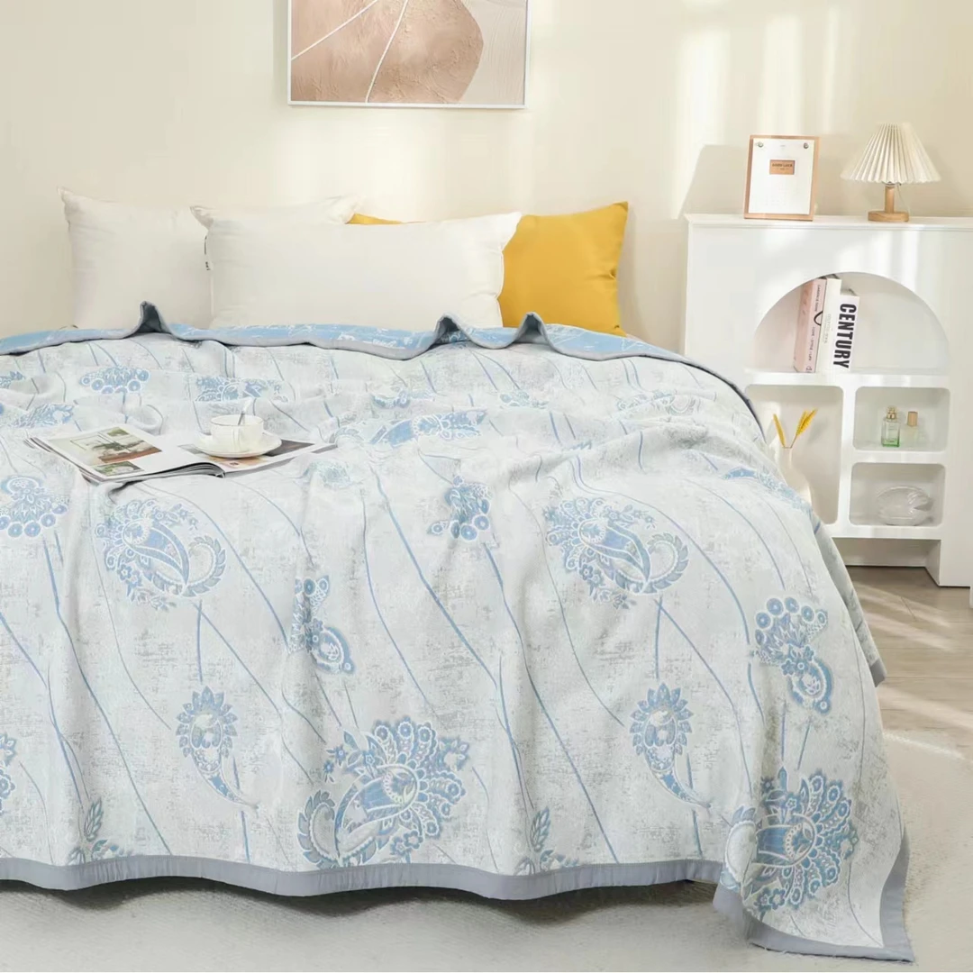 克莉丝     莱赛尔天丝麻床盖2.4/2.5