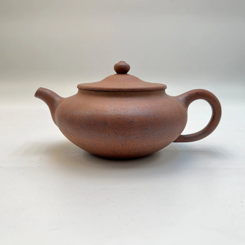 幻系堂-黄龙山原矿紫砂壶 老乌泥  扁古 350ml