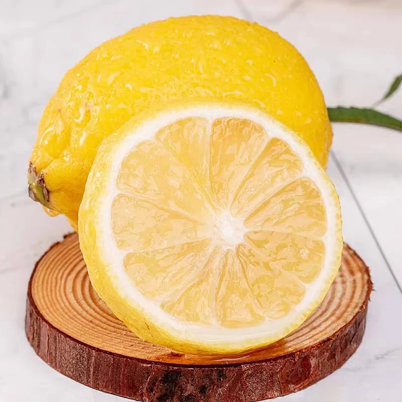 【安岳黄柠檬】四川安岳黄柠檬果香浓郁皮薄肉厚现摘现发1斤装