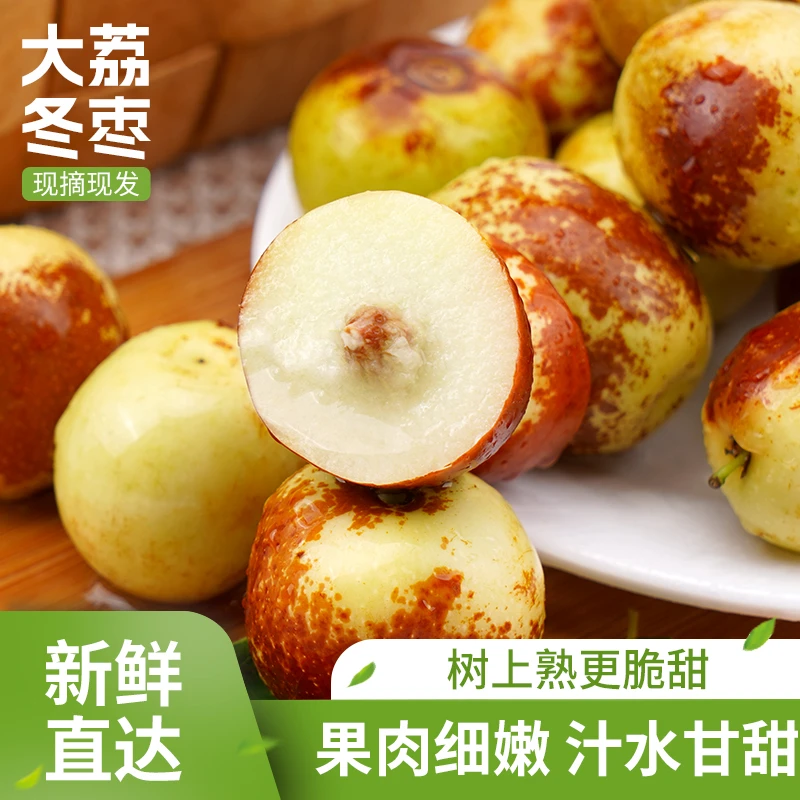 kimidori/木美土里大荔冬枣 新鲜成熟 脆甜多汁皮薄肉厚2斤/4斤装