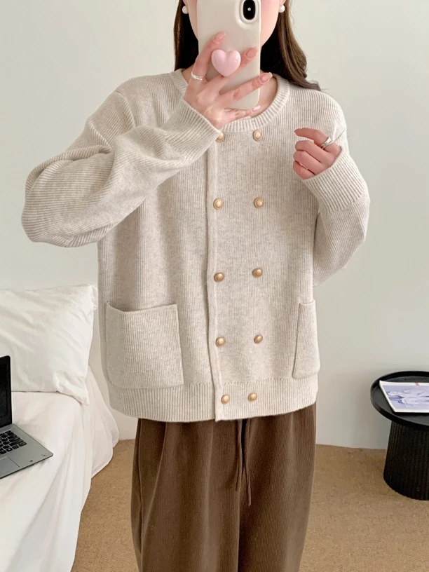 23861 宽松休闲时尚长袖秋冬针织衫