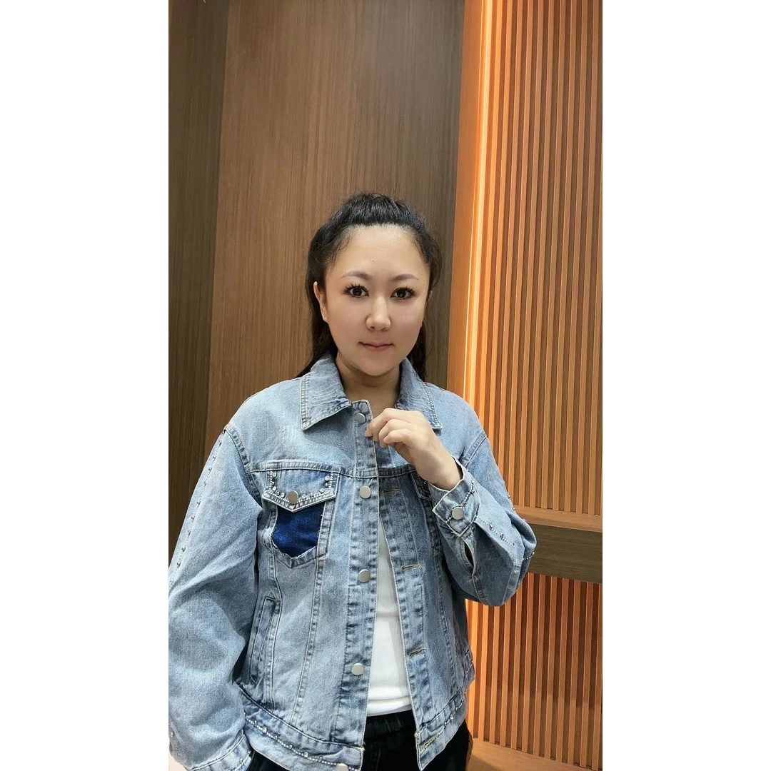 78806 新款百搭休闲时尚宽松重工牛仔衣外套