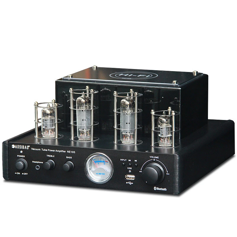 NE10S 蓝牙发烧hifi胆机电子管家庭功放机前胆后石USB功率放大器