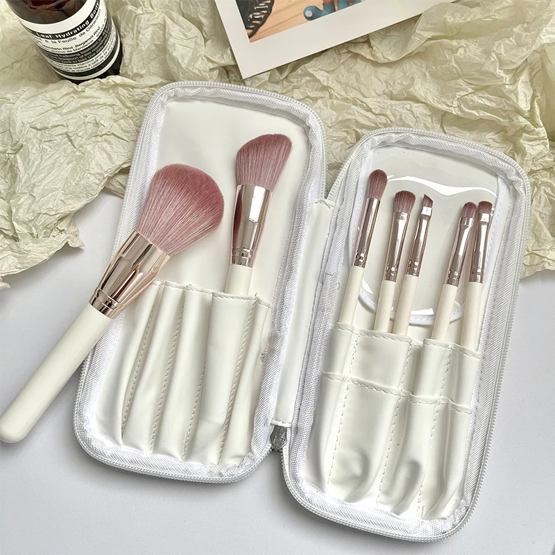 7支干枯玫瑰套刷化妆刷套装眼影刷眼部刷散粉遮瑕细节眼线刷新手