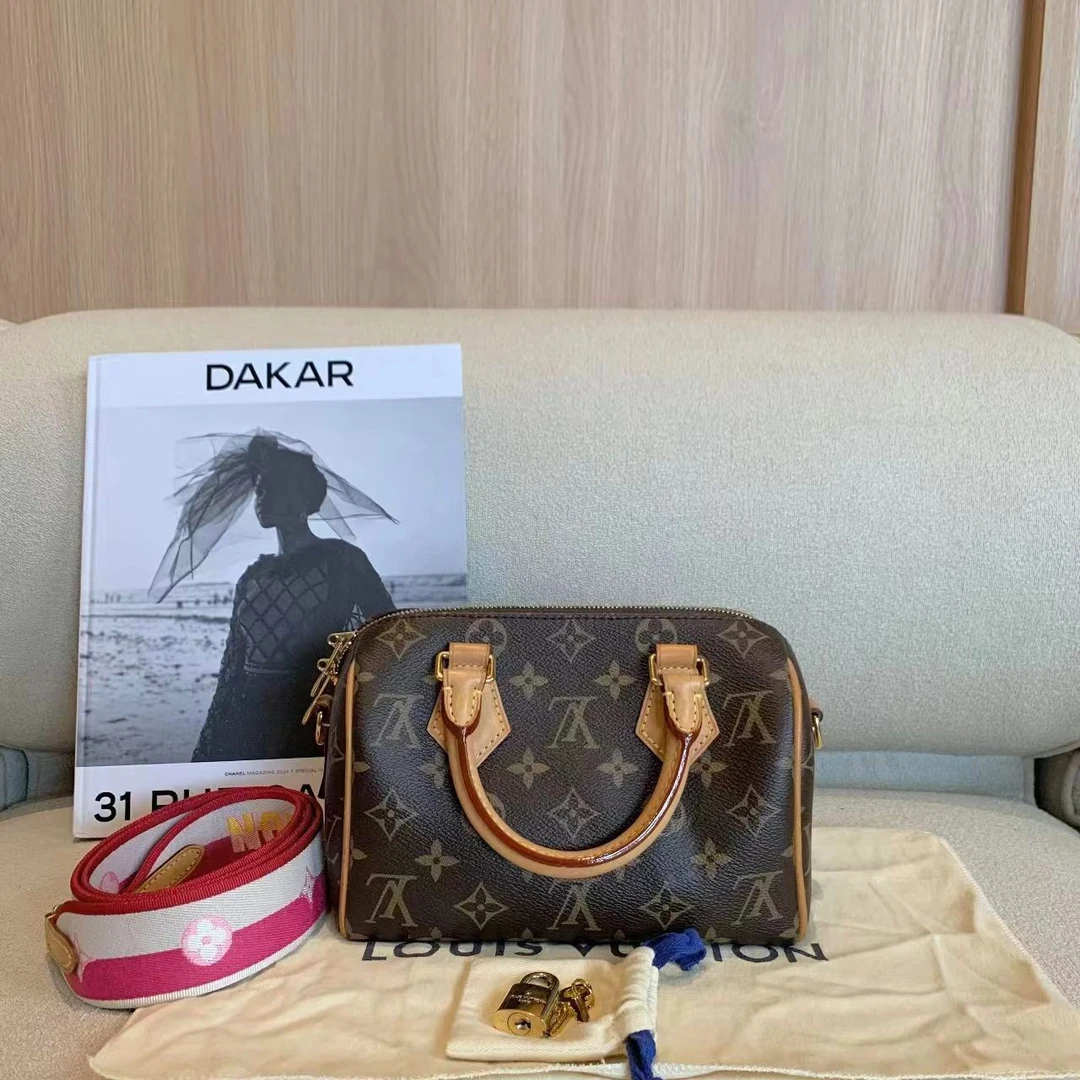 95新 LouisVuitton/路易威登 壹臻中古/老花speedy20  55118012