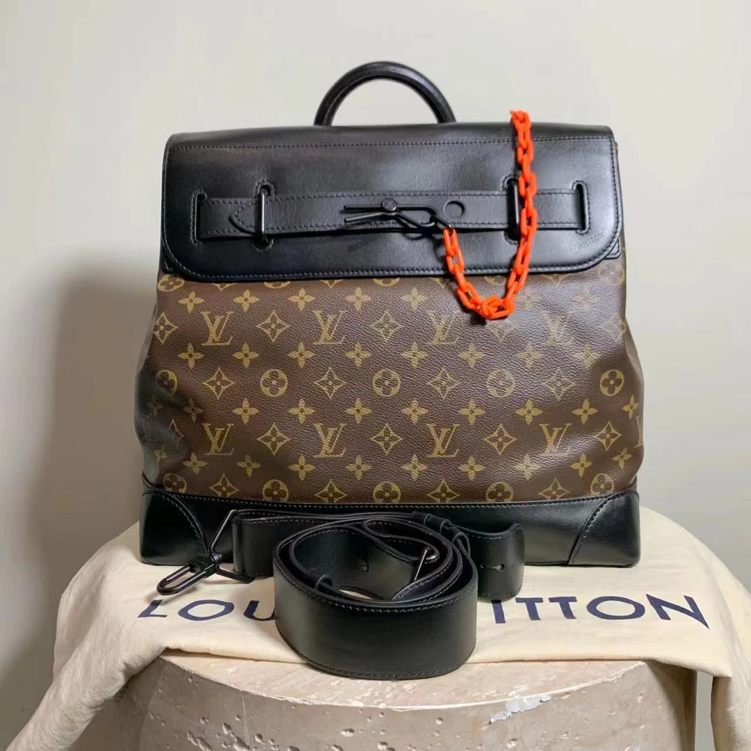 95新 LouisVuitton/路易威登 壹臻/老花拼黑小号单肩包 39667717
