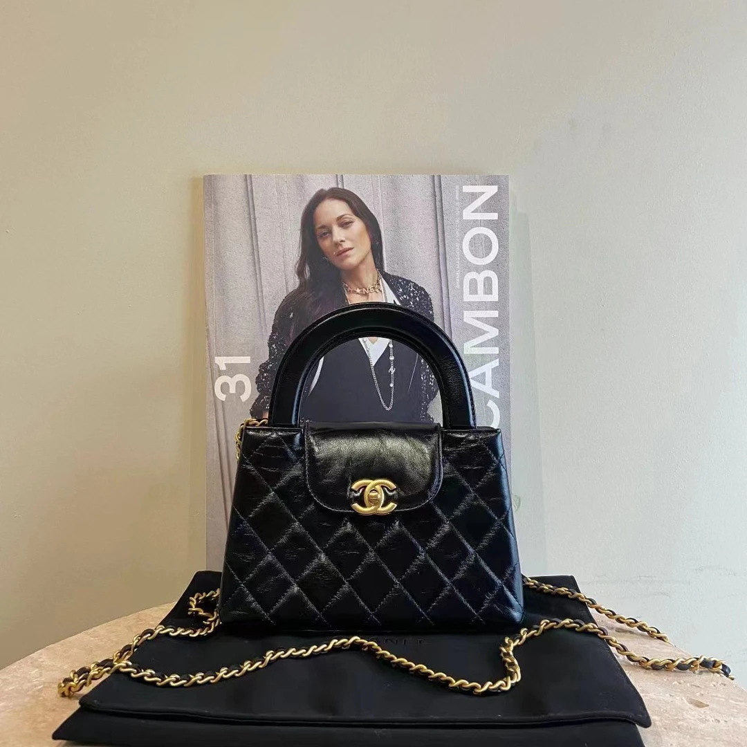 99新 Chanel/香奈儿 壹臻中古/24P黑金Kelly大号 15654024