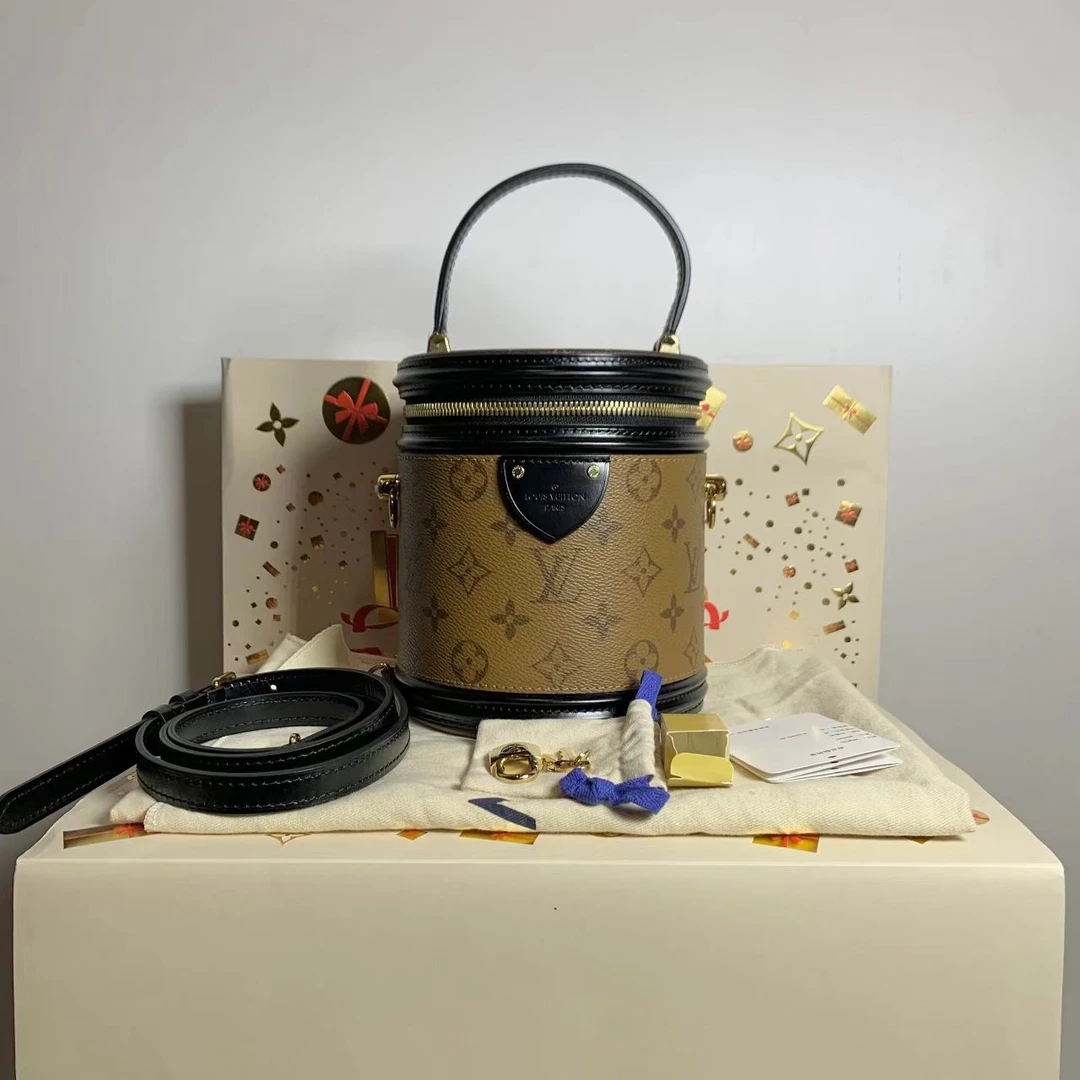 95新 LouisVuitton/路易威登 壹臻/ 发财桶 芯片 34402819