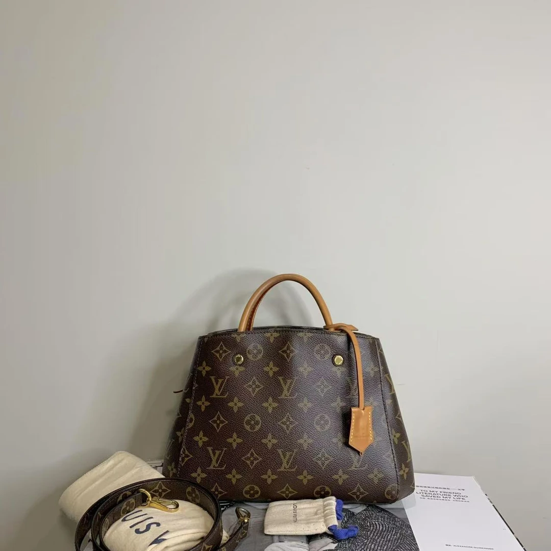 95新 LouisVuitton/路易威登 susu/LV 老花蒙田bb 18年 43987183