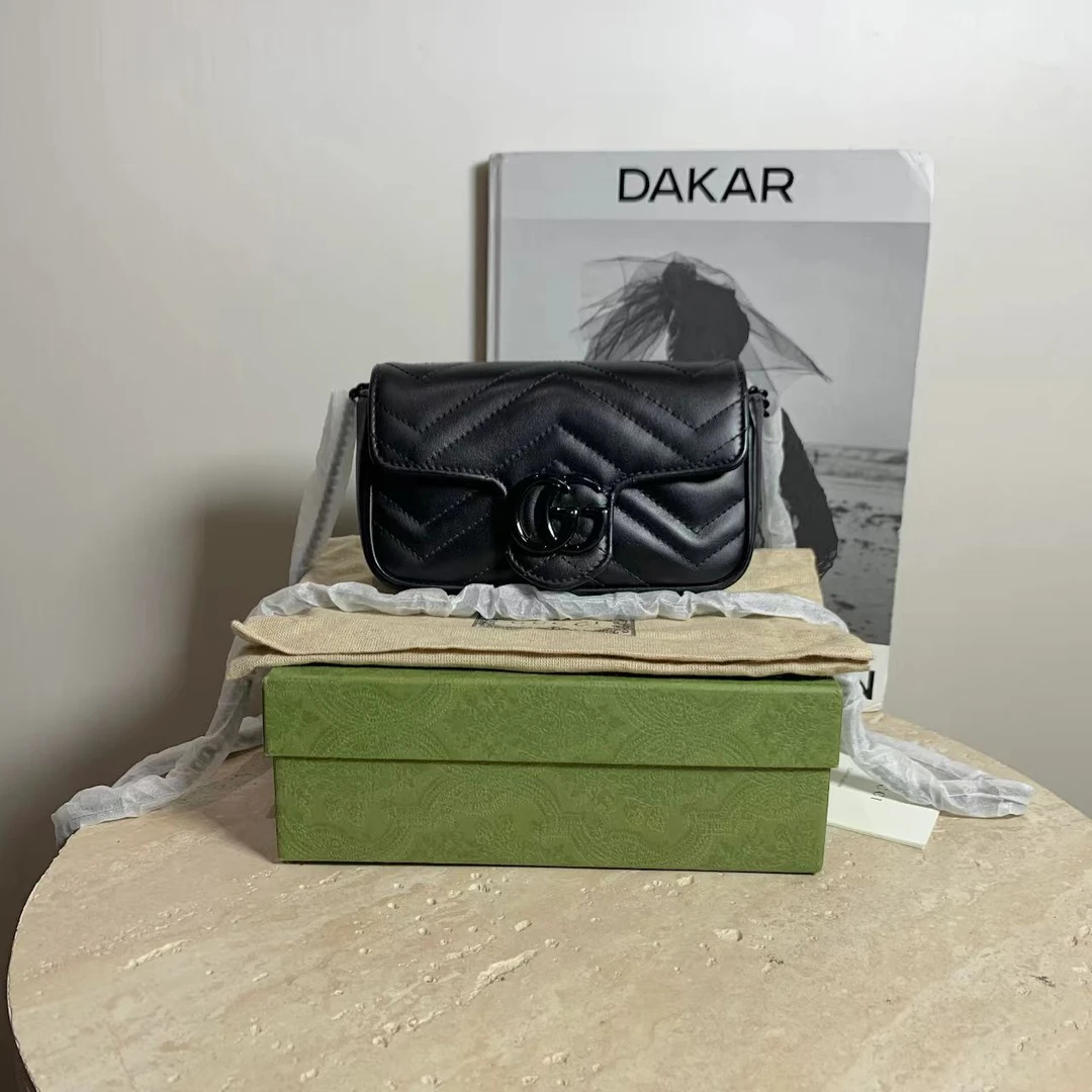 99新 GUCCI/古驰 壹臻/ soblack新款马蒙mini 41650752