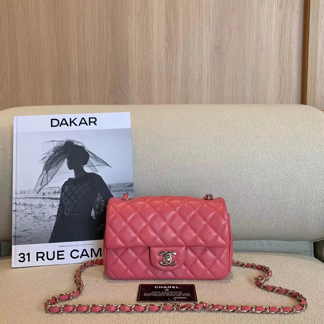 95新 Chanel/香奈儿  壹臻中古/ 胭脂粉大mini 29双 55676639