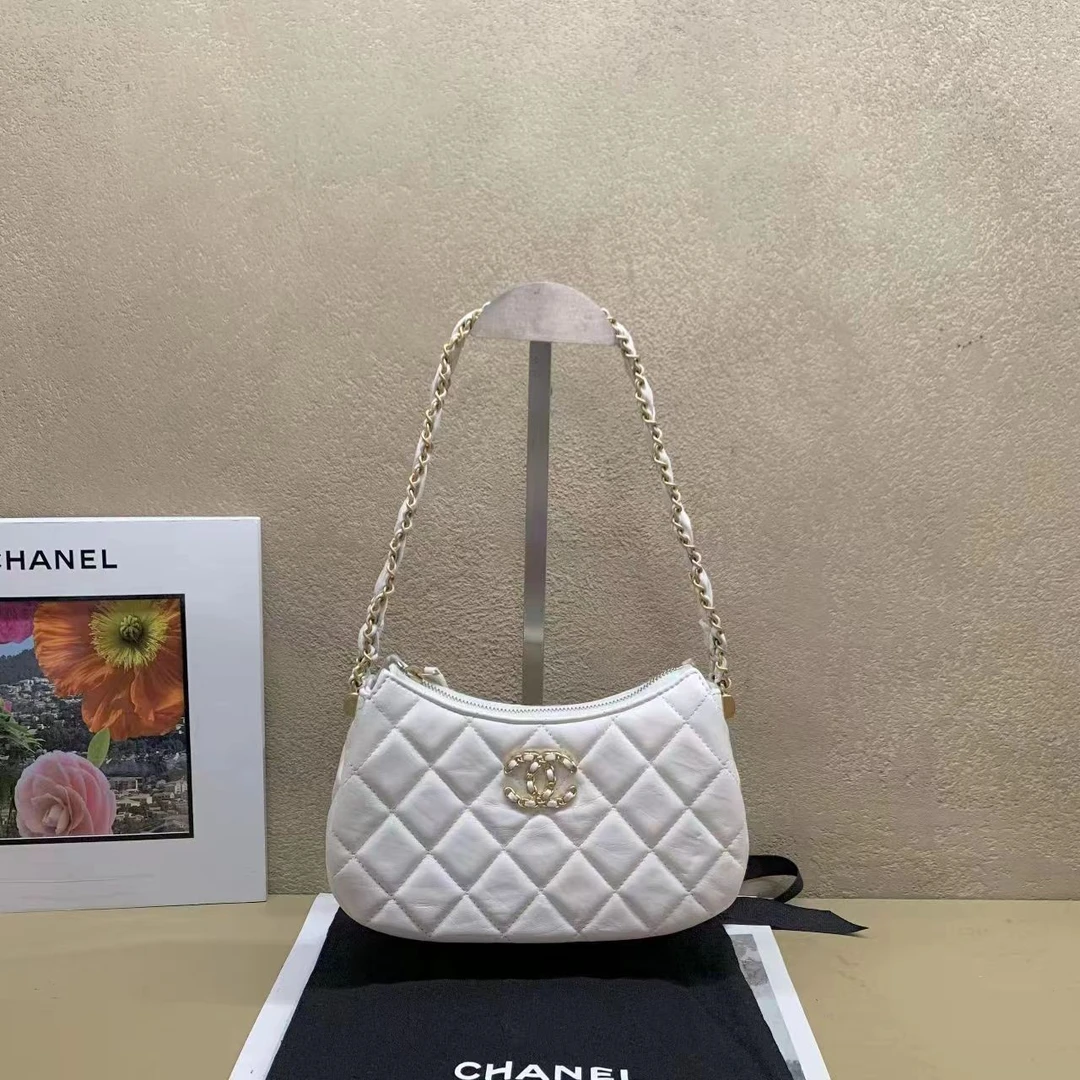 99新 Chanel/香奈儿 壹臻中古/Chanel23k白金hobo小号24238923