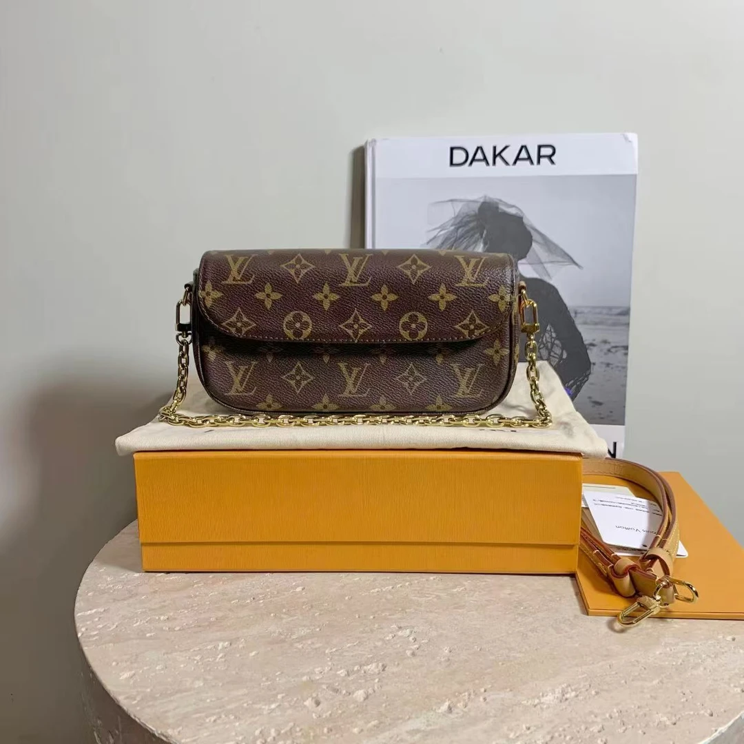 95新 LouisVuitton/路易威登 壹臻/lv 老花ivy单肩包 95229361