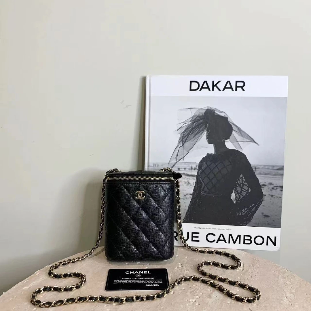 95新 Chanel/香奈儿 壹臻中古/Chanel 黑金盒子包 31开 12741650