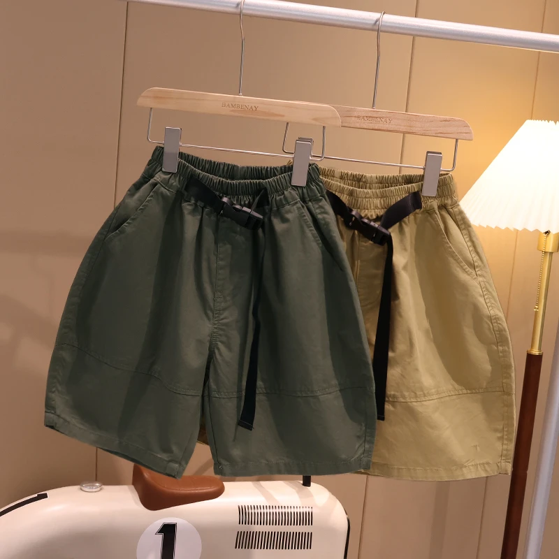 【现货】运动休闲短裤宽松2024夏季时尚工装百搭时尚X2030