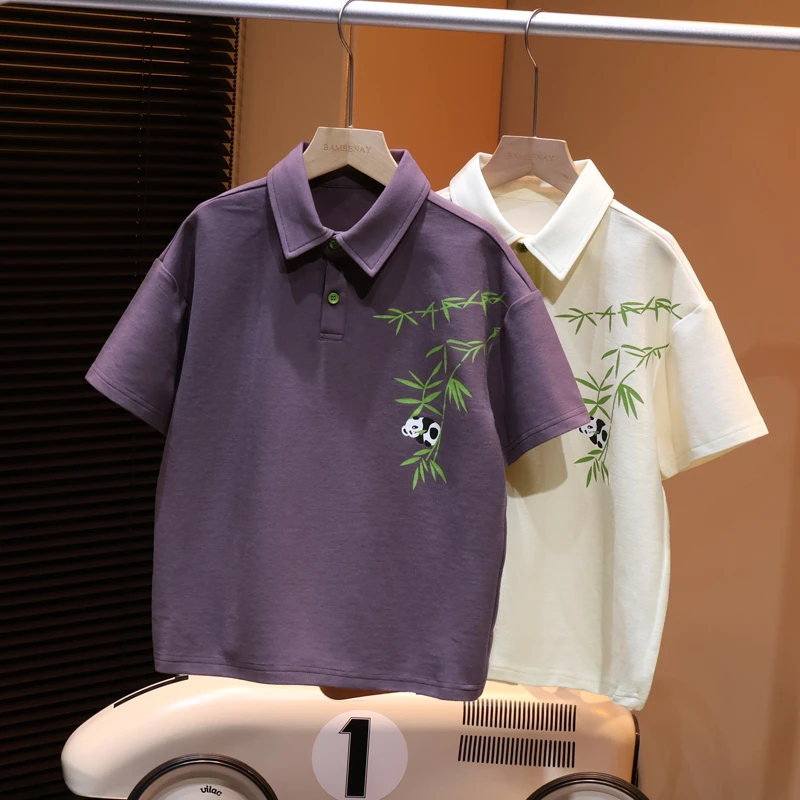 【现货】男童夏季POLO衫翻领短袖汗衫2024新款半袖中大童C1670