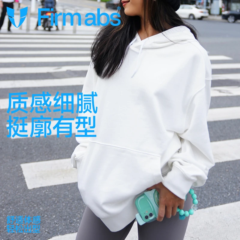 马甲线运动卫衣女宽松修身健身休闲套头衫秋冬款跑步衣F2241C889