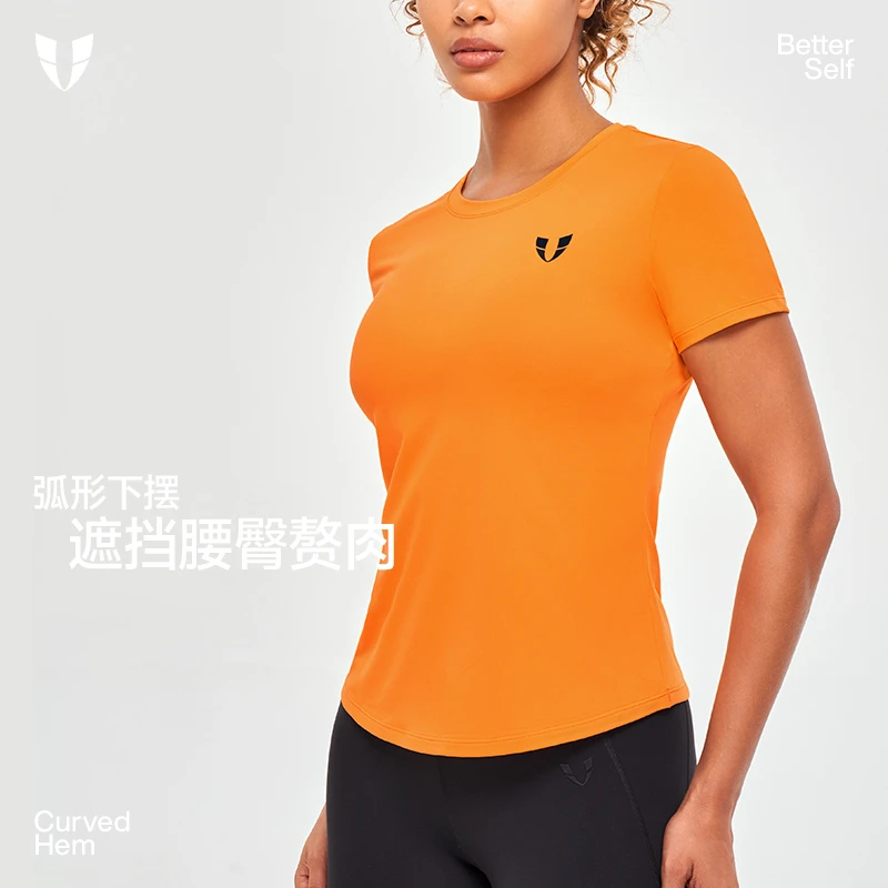 马甲线健身运动短袖百搭跑步户外速干训练清凉F2411T605
