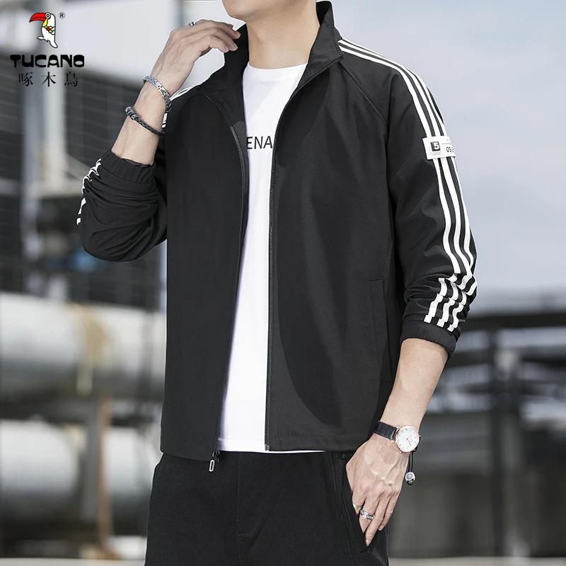 TUCANO/啄木鳥外套男士春秋潮牌薄款上衣服立领休闲宽松夹克男装1
