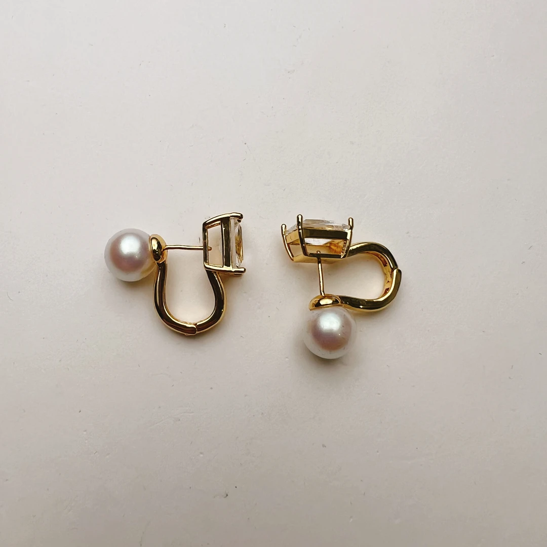 铜合金耳饰 日常百搭轻奢小众设计感时尚【6052】