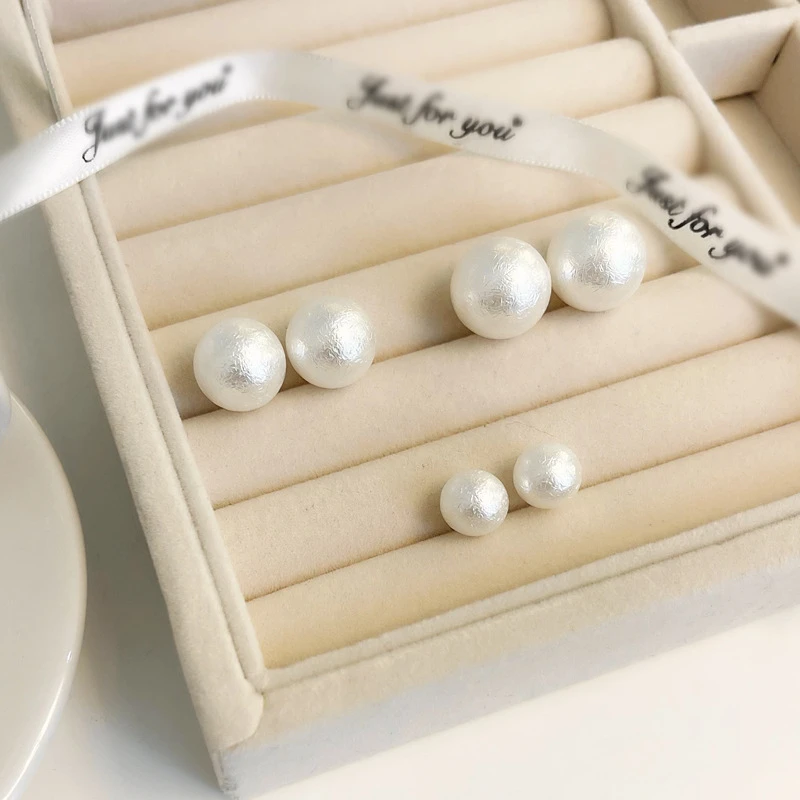 非金属亚克力耳饰 S925银针复古简约甜美耳钉ins风耳环5164(A09)