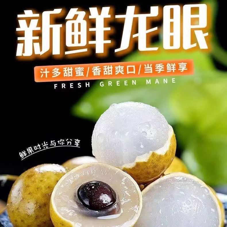 【果园直发】广东茂名高州石硖龙眼好桂圆新鲜水果现摘现发纯甜无酸