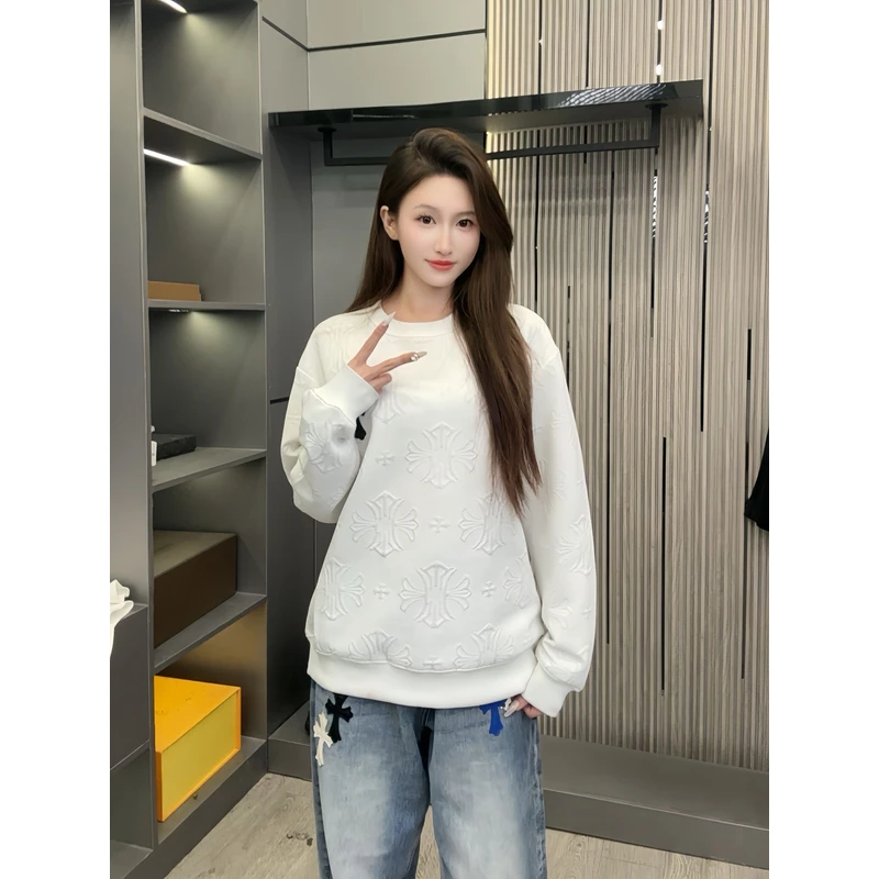 【鑫鑫专属】2024秋季新款百搭时尚潮流圆领卫衣1702