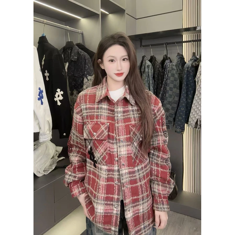 （鑫鑫专属） 2024秋季新款百搭时尚潮流格子外套235