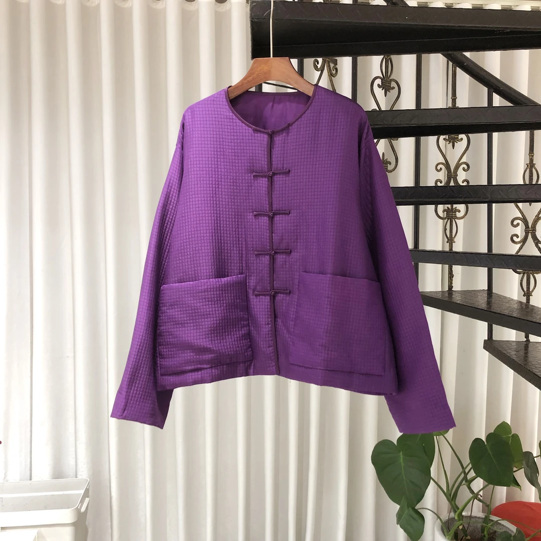 新品 新中式棉衣上衣外套轻柔时尚