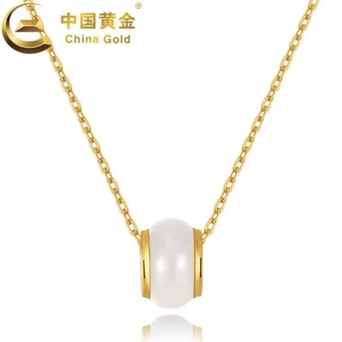 合金项链 转运珠财源滚滚项链