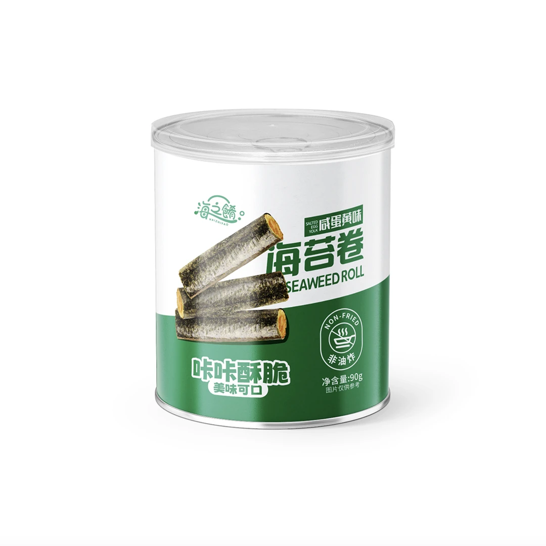 海苔卷蛋黄卷紫菜夹心脆小吃网红儿童藻类零食