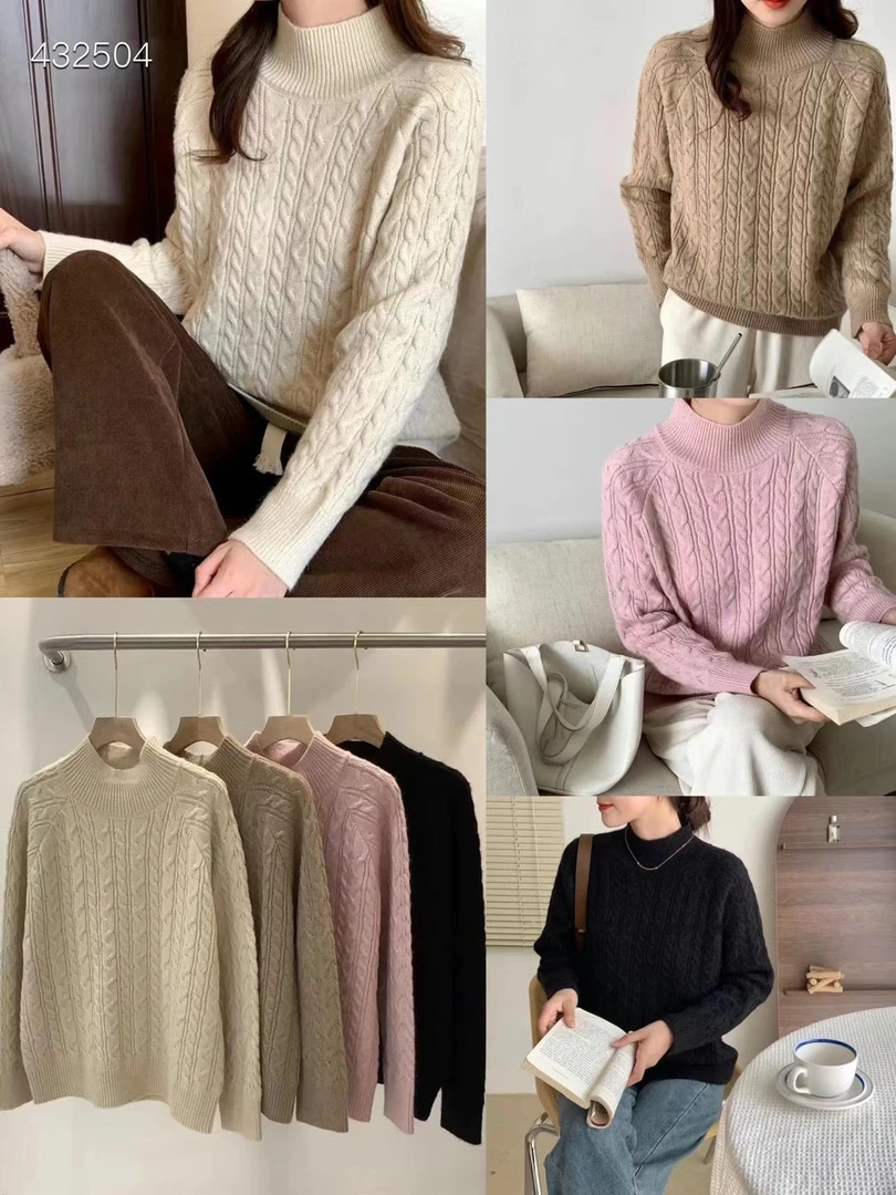 2022年冬季新款加厚保暖毛衣