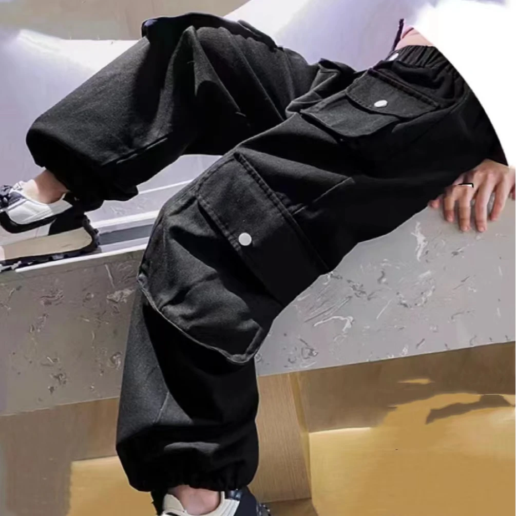 【5001-5502】童装男童裤子春秋2024新款儿童休闲运动男孩长裤