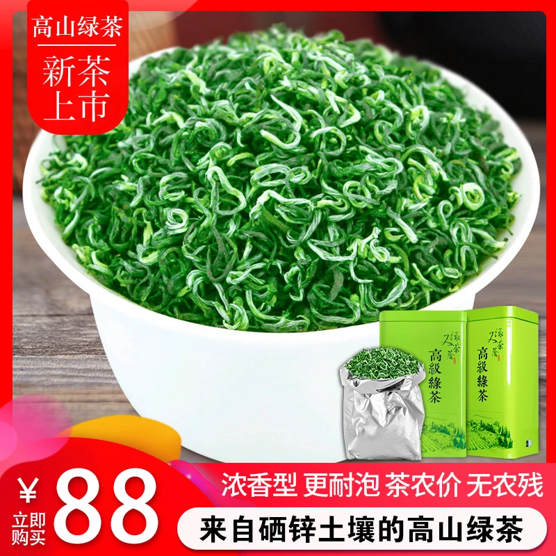 【茗盏客】高山绿茶 高山生态茶园 浓香耐泡实惠 鲜嫩 健康两罐一斤