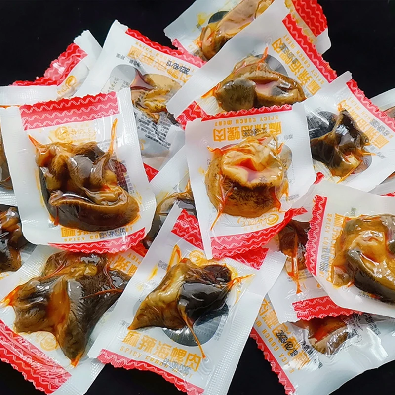 海螺肉麻辣开袋即食海鲜零食鲸洋香辣原味鲜嫩新鲜肉质饱满美味