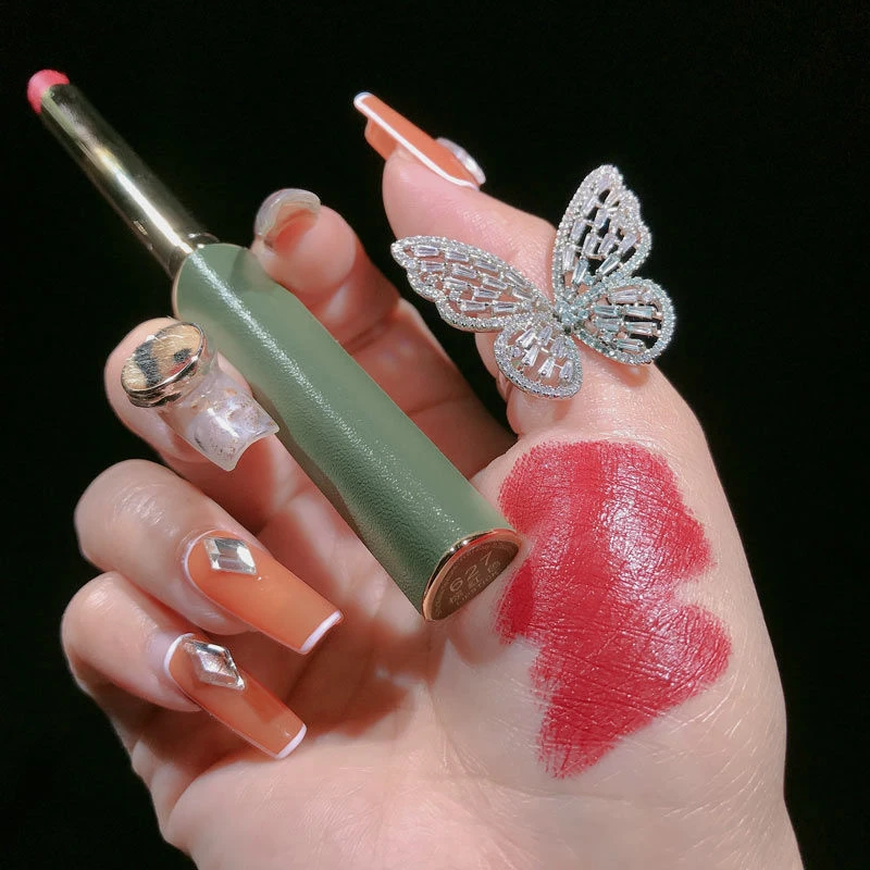 复古小细管口红唇膏丝绒哑光不易掉色不易沾杯学生党素颜显白