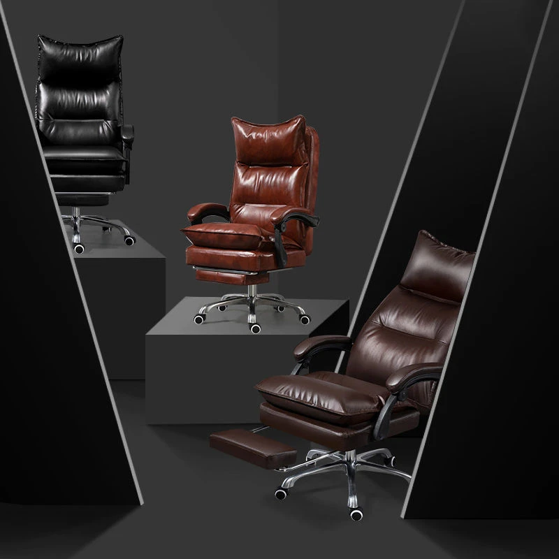 办公椅子办公椅舒适久坐办公老板椅转椅可升降可躺商务老板转椅