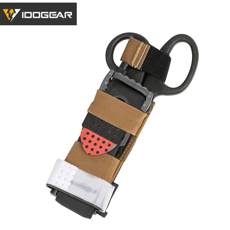 小钢蝎IDOGEAR 户外止血条收纳袋 军迷剪刀袋医疗救生molle剪刀包