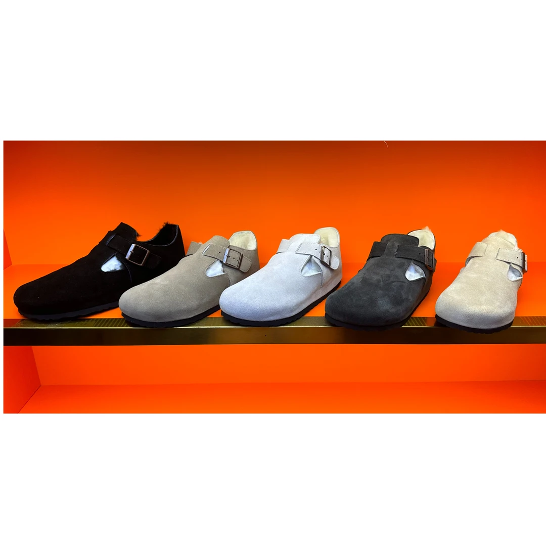 勃肯鞋原厂代工加绒全包休闲舒适百搭气质情侣男女冬季保暖勃肯鞋