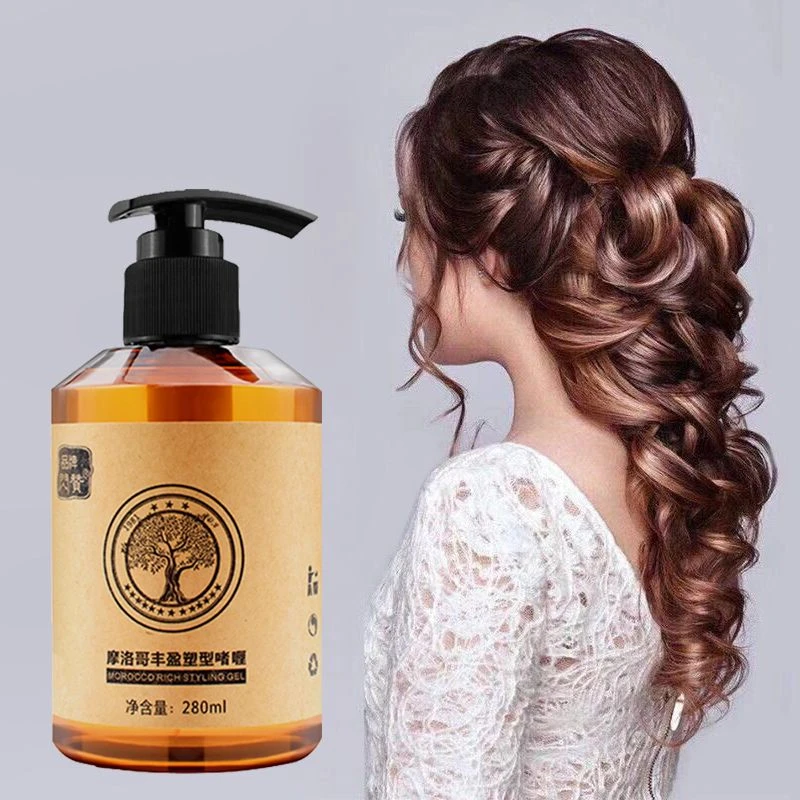 正品闪赞免洗护发啫喱膏保湿持久定型护卷蓬松发胶卷发防毛躁男女