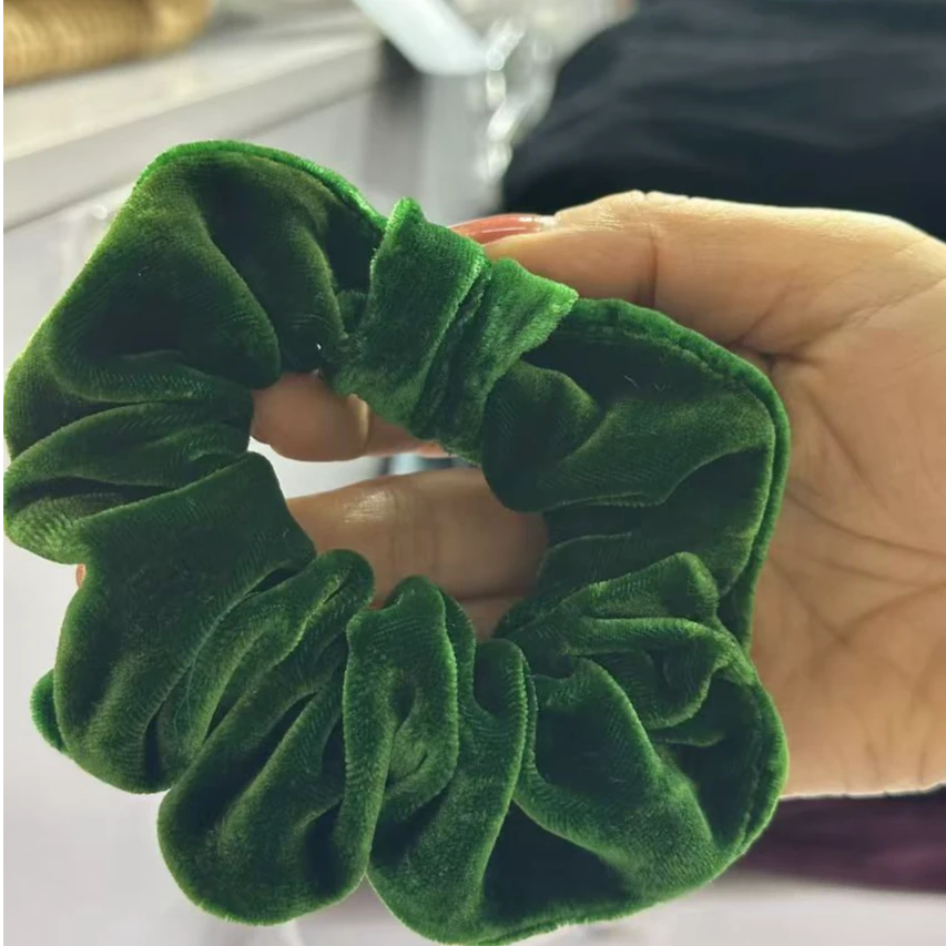 WA2238真丝桑蚕丝丝绒大肠发圈diy可搭配饰品女士可爱