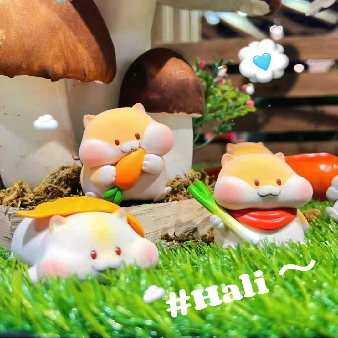 【拆盒】仓鼠Hali日常系列盲盒潮玩手办居居摆件生日礼物