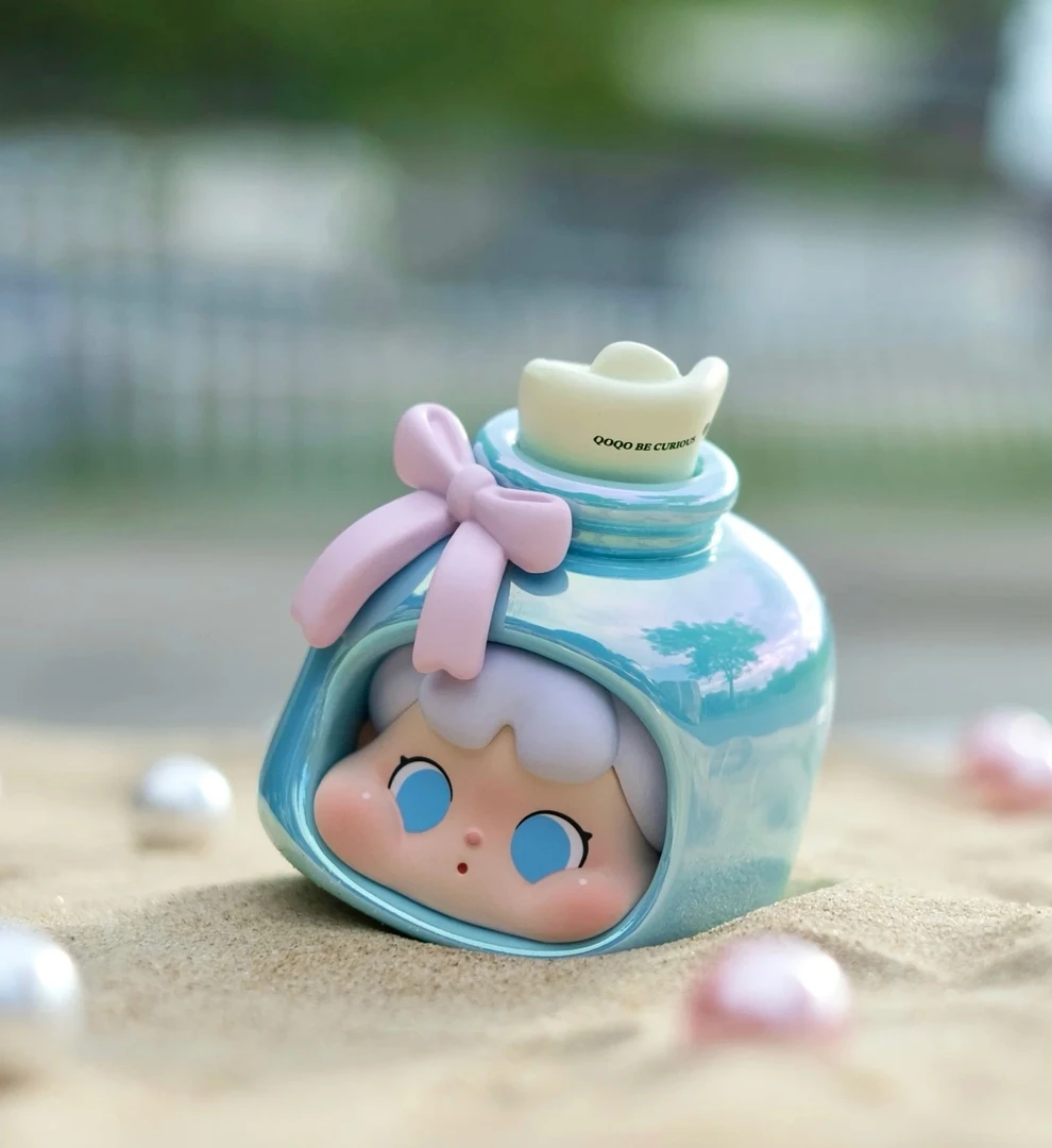 【拆盒】QOQOminiface萌粒陪你去看海潮玩手办创意公仔女生礼物