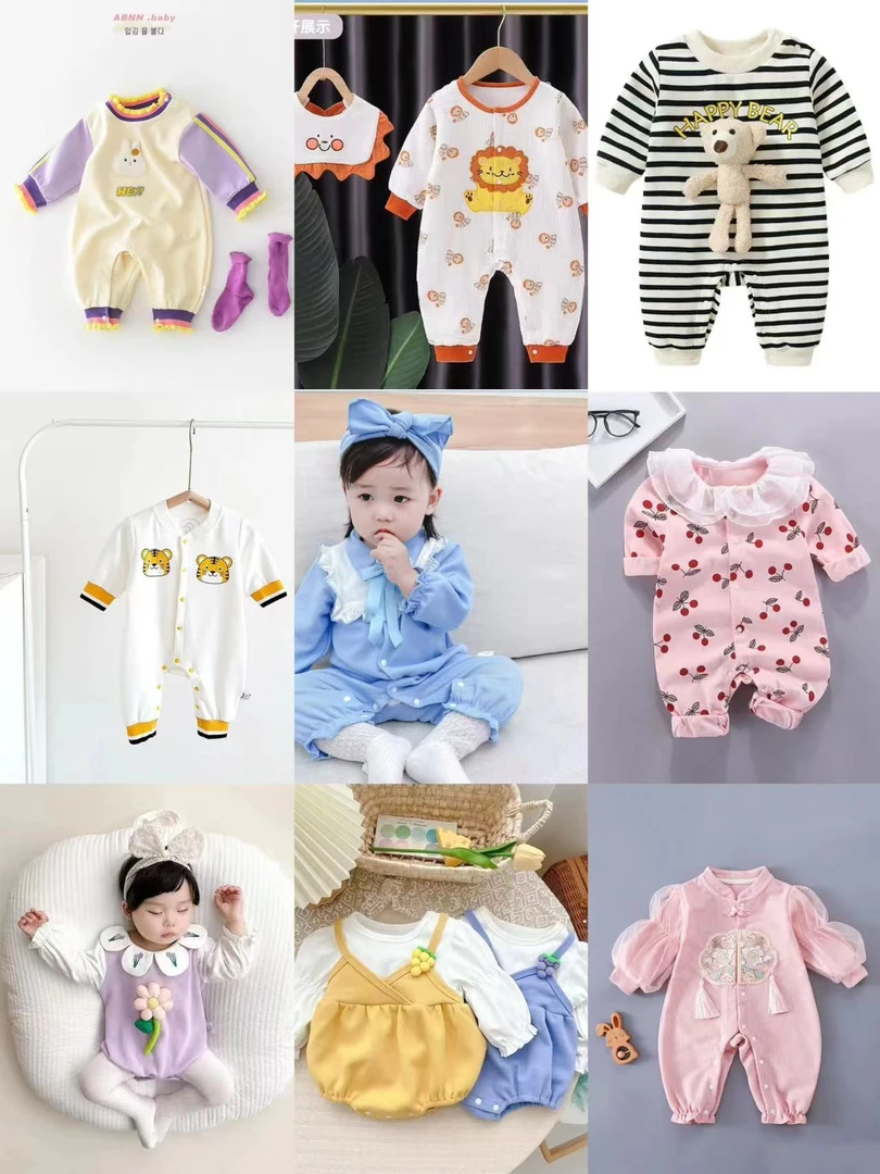 婴儿连体衣秋冬连体衣